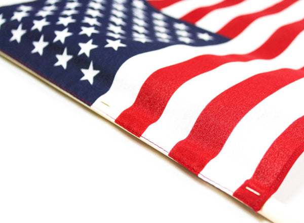 Cotton U.S. School Room Flag W/ Natural Staff & Gold Tip - Atlas 