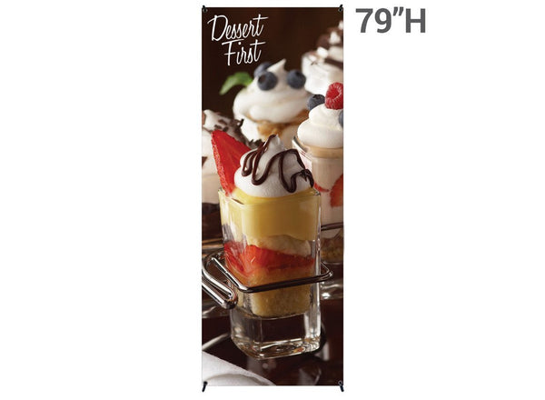 Economy Banner Stand (Graphic Package) - Atlas 