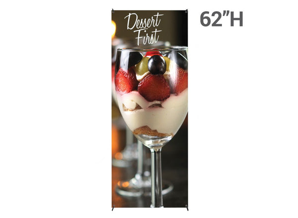 Economy Banner Stand (Graphic Package) - Atlas 