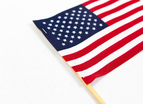 No-Fray Stick Flag Without Spear (144 Pack) - Atlas 