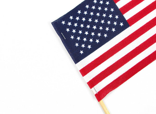 No-Fray Stick Flag Without Spear (144 Pack) - Atlas 