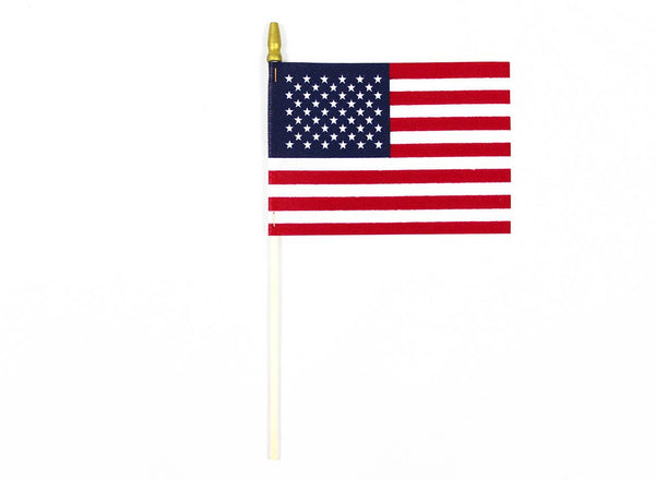 No-Fray Stick Flag With Spear (144 Pack) - Atlas 