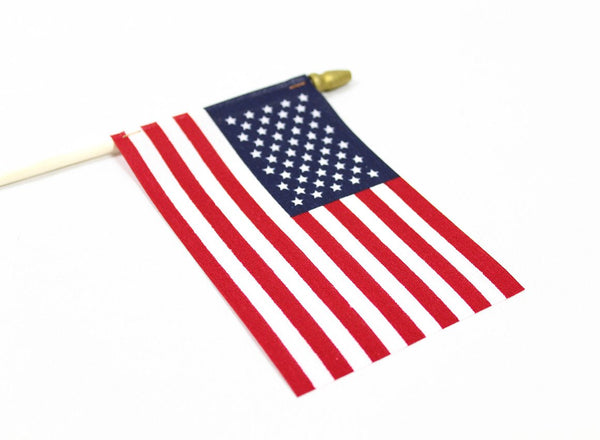 No-Fray Stick Flag With Spear (144 Pack) - Atlas 