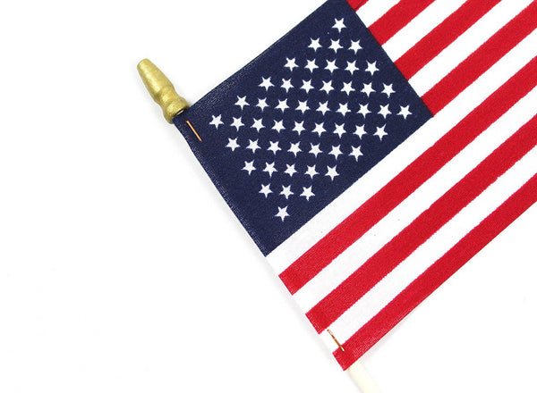 No-Fray Stick Flag With Spear (144 Pack) - Atlas 