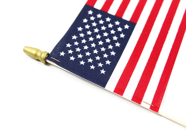 No-Fray Stick Flag With Spear (144 Pack) - Atlas 