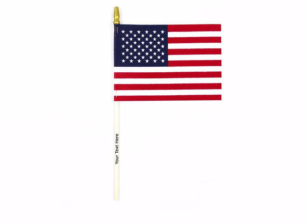 Imprinted Stick Flag - Atlas 